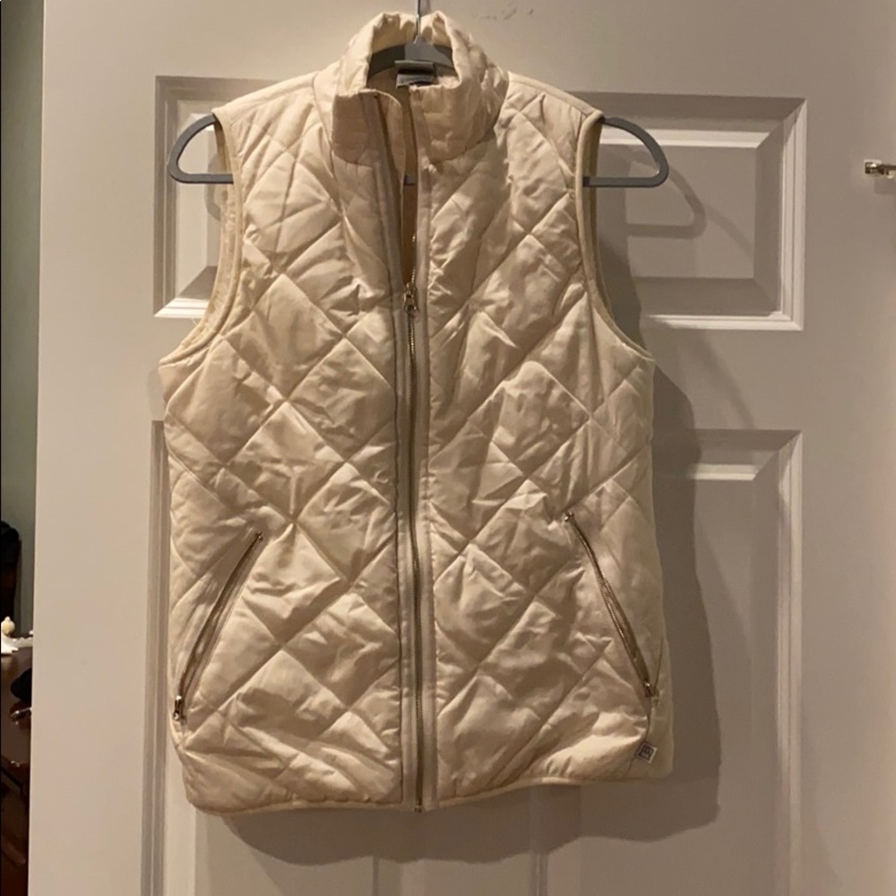 Women’s creme colored vest